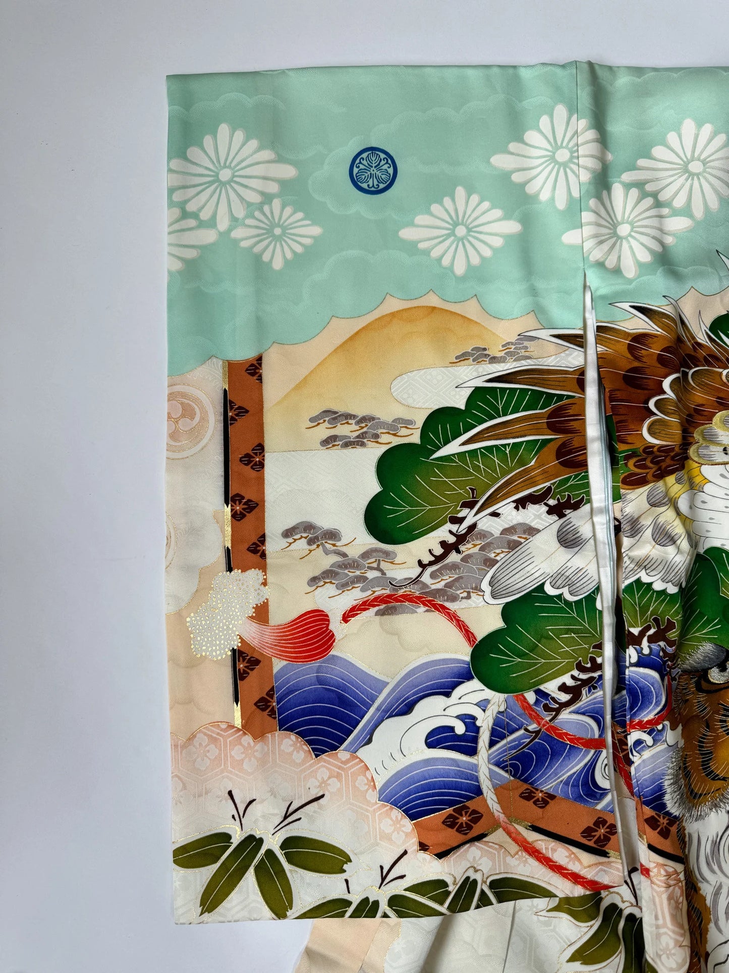 Vintage Silk Japanese Kids Kimono